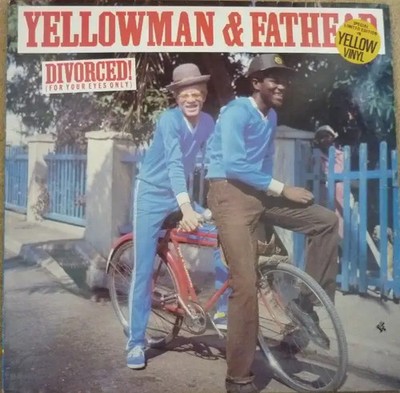 LP Yellowman & Fathead Divorced! (For Your Eyes Only) YELLOW VINYL NEAR MINT