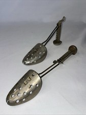 Vintage Pair of Ekco Metal Adjustable Shoe Tree Stretchers Shaper EUC