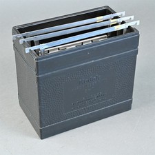 Kodak 5x7 Hard Rubber Film Developing Process Tank 3 Film Hangers