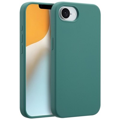 Accezz Liquid Silikoncase mit MagSafe Apple iPhone 17e / 16e - Dunkelgrün
