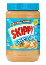 SKIPPY Peanut Butter, Creamy, 7 g protein per serving, Shelf-Stable, 40 oz Plast