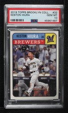 2019 Topps Brooklyn Collection Keston Hiura #32 PSA 10 GEM MT g1z