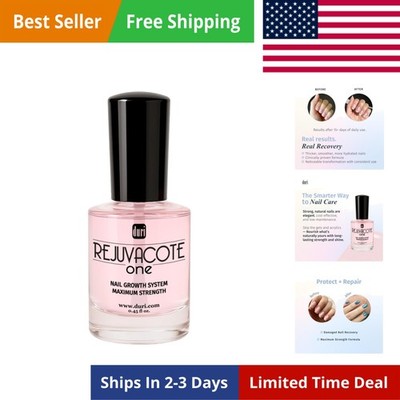 Rejuvacote 1 Nail Growth System - Maximum Strength Nail Strengthener for Dama...