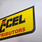 VINTAGE 9.5" ACCEL DISTRIBUTORS STICKER PERFORMANCE PRODUCTS RACING AUTOMOTIVE — photo 5