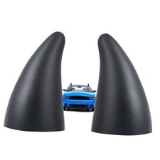 1Pair Car 3D Devil Horns Sticker,Halloween Car Roof Decor BLACK Devil Horns