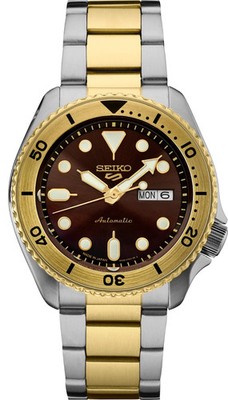 Seiko 5 Sports Uhr Special Creation Herrenuhr Bicolor Automatik SRPK24
