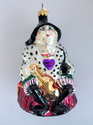 Taron Collection 1998 Old King Cole Glass Christmas Ornament Limited 6'' Poland