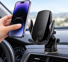 M3 Smart Sensor Wireless Car Charger Phone Mount Dashboard Air Vent Holder