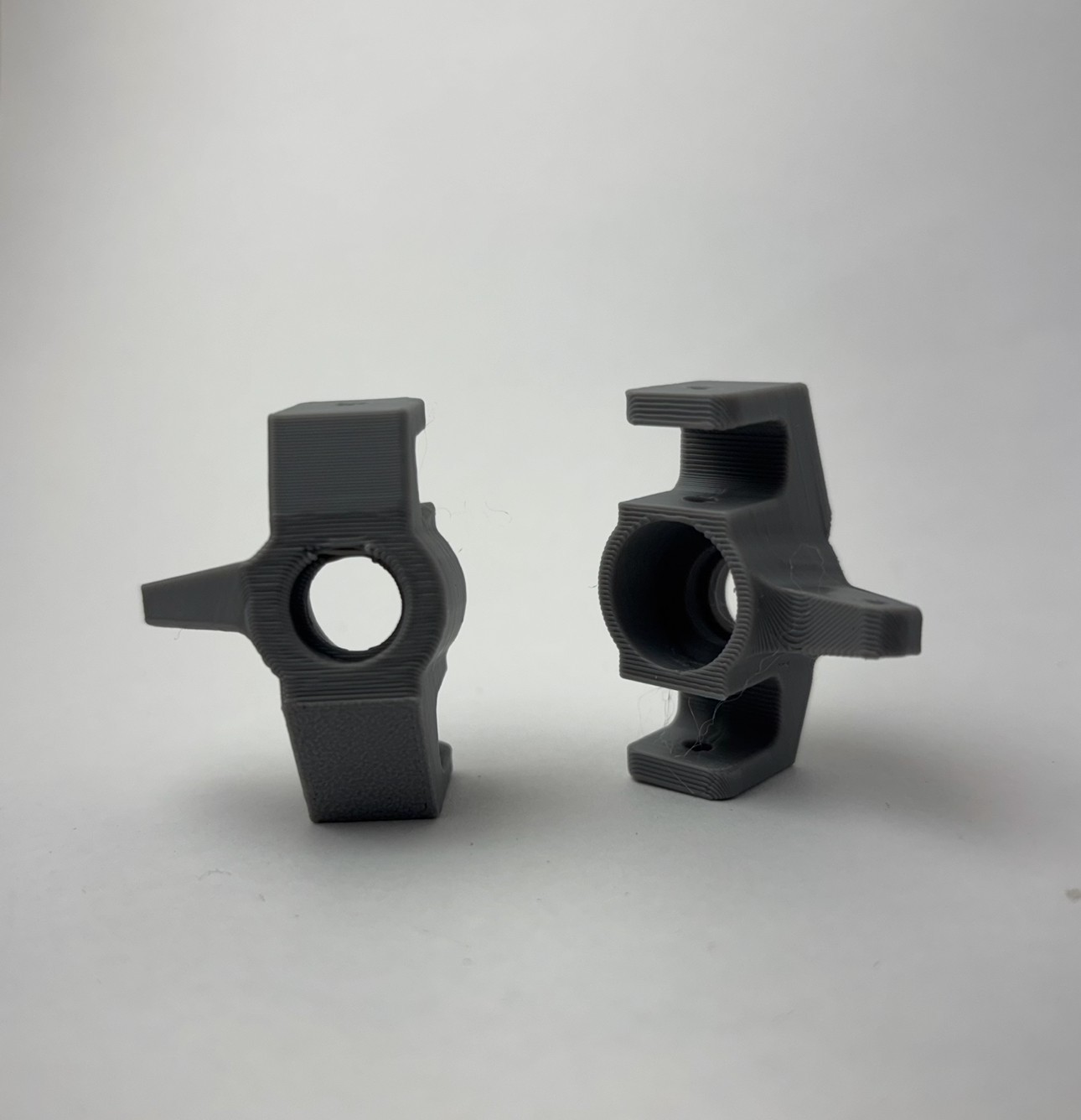3D printed 1/16 scale rc basher steering knucles for Hosim/Hyper Go/Jet Wood