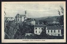 Cartolina Cavagnolo, Chiesa Parrocchiale e Scuole 