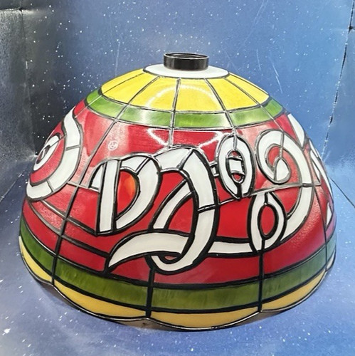 Coca Cola Tiffany Style Faux Stained Glass Standing Lamp Shade Plastic Coke