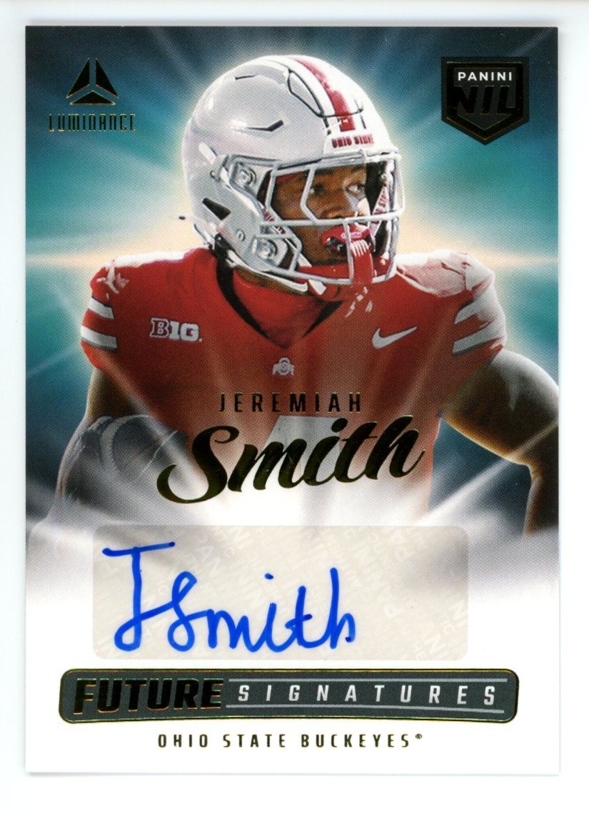 2025 Luminance Future Signatures Jeremiah Smith NIL-JSH Auto Ohio State Buckeyes
