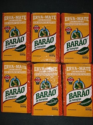 Mate Tee Barao Brasilien Erva Mate Chimarrao Blätter Und Pfanzenteile