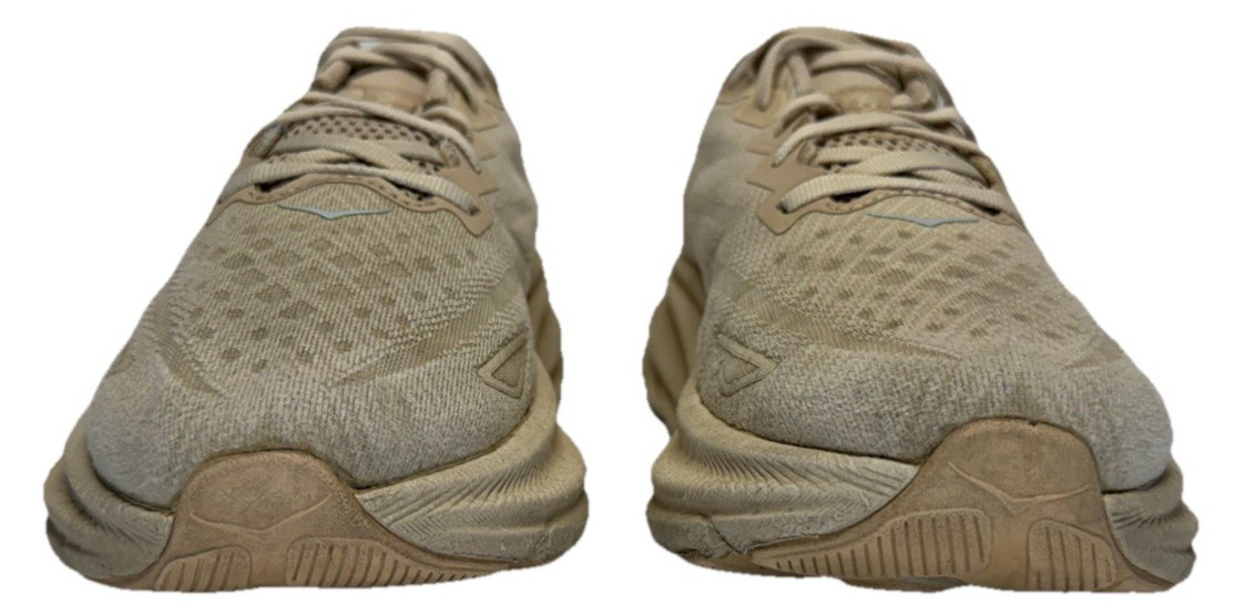 Hoka one mens shoe clifton 9 running beige tan sand eggnog size 9 d athletic x thumbnail 3