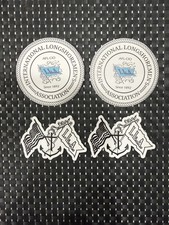 (4) Pegatinas ILA INTERNATIONAL LONGSHOREMEN 3” X 3” trabajadores portuarios ENVÍO GRATUITO
