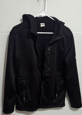 Ozark Trail  Black Hooded Soft shell Black Jacket S 34-36 