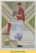 2018 Panini Elite Extra Edition 9/10 Ethan Hankins #34 Auto READ hg6