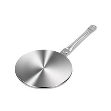 Induction Adapter with Handle Stainless Steel Induction Interface Disk Ferrous