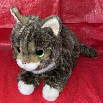 Cuddle Barn Lil Bub Plush Tabby Kitten Cat Stuffed Animal Toy Realistic