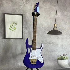 Custom  Electric Guitar Fast Ship FR Bridge Pearl Pick Guard H-S-H Pickups