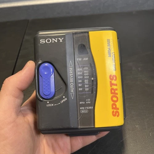 Vintage Sony Sports Walkman Cassette Player - Working
