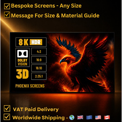 111'' - 150'' Beamerleinwand Festrahmen UST ALR - Sonderanfertigung