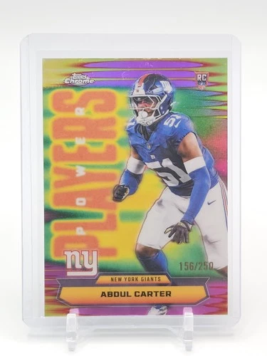 2025 Topps Chrome Abdul Carter Pink Refractor (RAW)