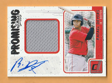 Rafael Devers Boston Red Sox 2017 Donruss Promising Pros Materials Signatures