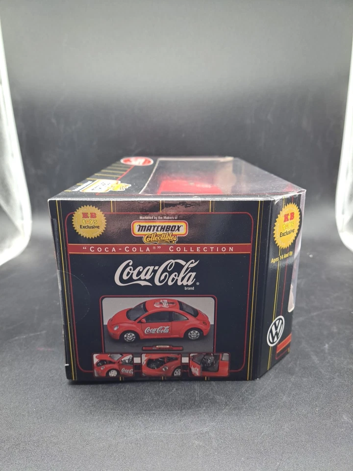 1999 Matchbox Collectibles Coca-Cola Volkswagen Red Beetle KB Toys Exclusive - Image 4 of 4