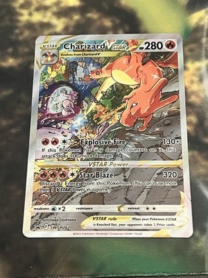 Charizard VSTAR SWSH262 Sword & Shield Promo Full Art Holo Pokmon TCG Card  | eBay