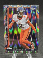 2025 Topps Chrome Pat Surtain II #93 Ray Wave Refractor