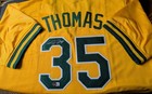 Frank Thomas #35, Oakland A's Autographed Jersey, Beckett authenticate certified