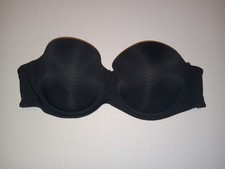 Calvin Klein Solid Black Women's Strapless Bra Sz 38B