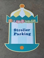 Disney It's a Small World Stroller Parking Sign Prop