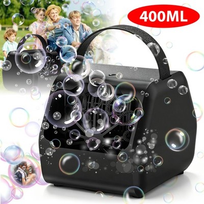 Automatische Seifenblasenmaschine Bubble Maker Blasenmaschine Elektrisch Tragbar