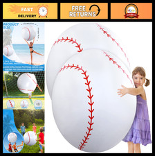 4 Pcs 27" Inflatable Baseballs - Giant Party Decorations for Sports Events  Bir