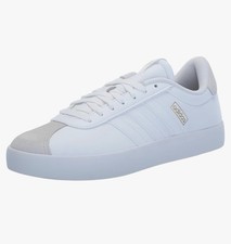 Size 7 - Adidas VL Court 3.0 White Grey W