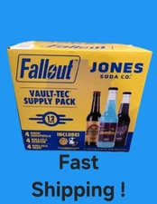 Jones Soda Fallout Vault-Tec Supply Pack 12-Bottle Case Limited Edition Sealed