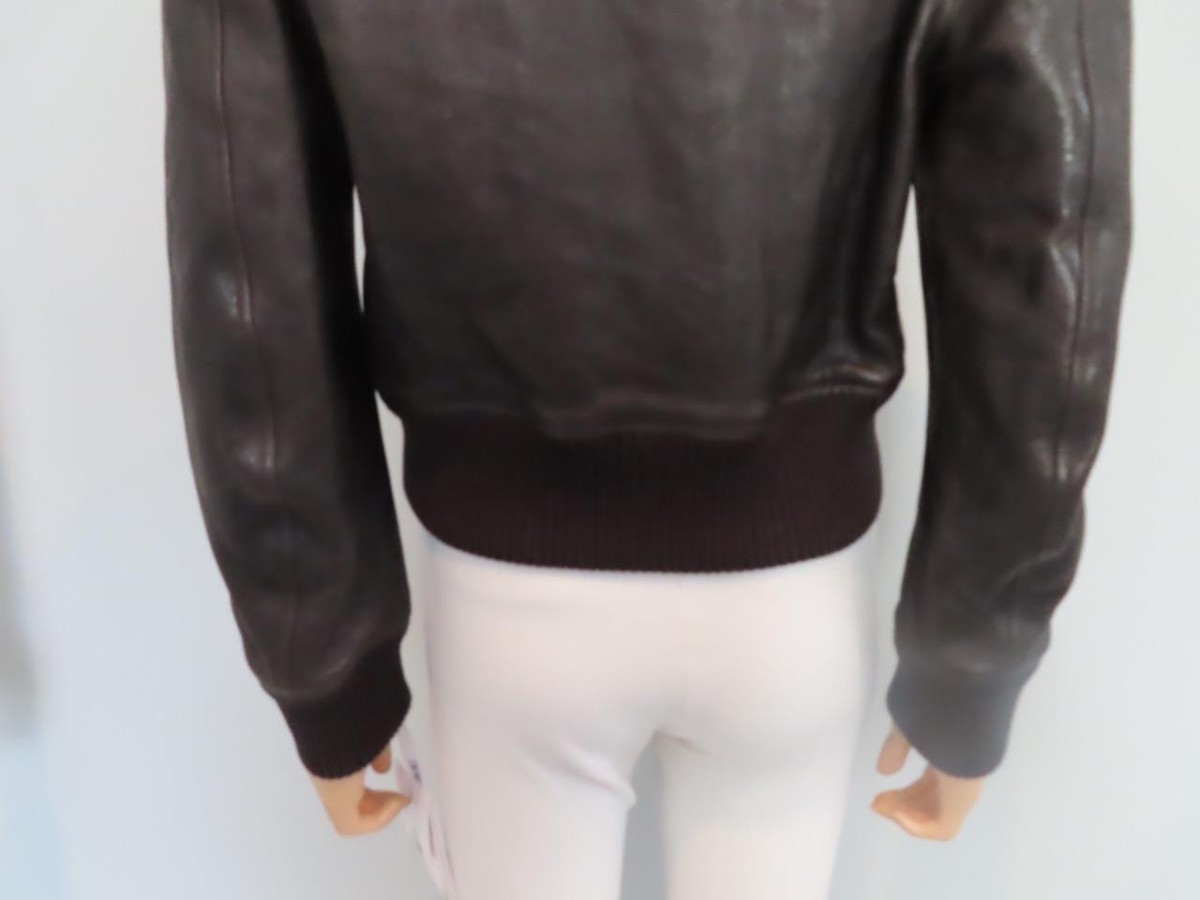 Dior★素敵！Brown Leather/Shearling Bomber Jacket NWT Christian Dior Brown Leather/Shearling Bomber Jacket
