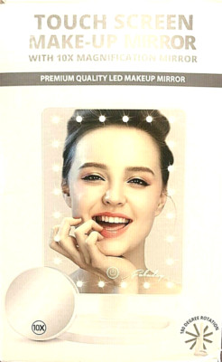 Fabuday Vanity Makeup Mirror LED Lights Touchscreen Cool White Battery Operated