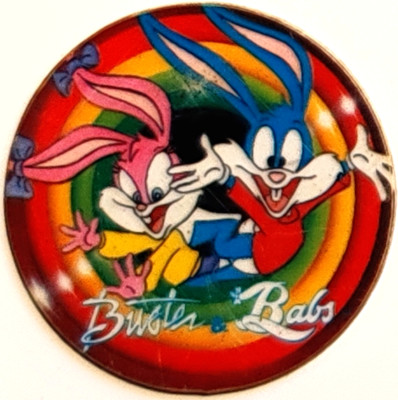 Mega Tazo 65 Buster & Babs 1994 Tazo, Pogs, Milk Cap 3 Puntos