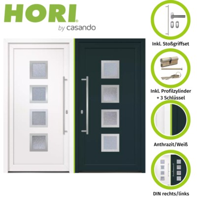 HORI Kunststoff Haustür Square
