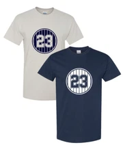 DON MATTINGLY Retired Number T-Shirt Assorted Colors S M L XL FREE S&H! YANKEES