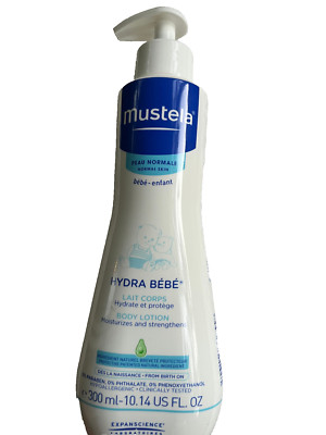 Mustela Hydra Bebe Body Lotion 10.14 oz 300 ml. Baby Skin Care Product