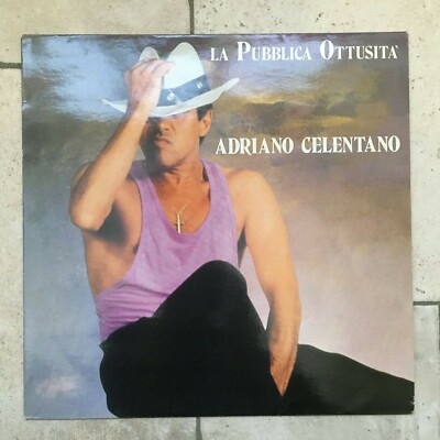 Adriano Celentano _ La Pubblica Ottusità _ Vinile LP 33giri 1987 Teldec Germany
