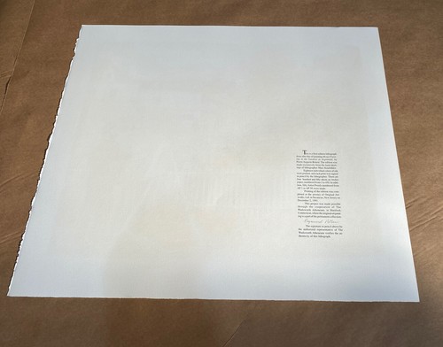 Renoir Limited Edition Lithograph Signed By Lithographer Marc Kniebihler - Picture 8 of 9