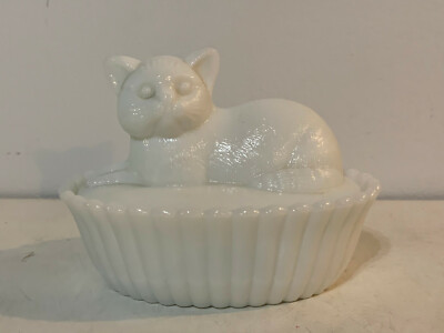 glass cat dish