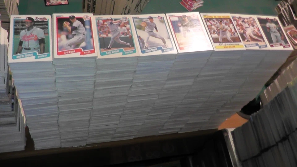7,500 FLEER 1990 BASEBALL CARDS COLLECTION FILLERS COMMONS LOT MLB BULK JUNK WAX — 第 2/3 张图片
