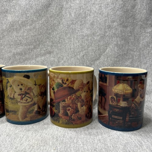 Juego De Colección De 8 Taza De Café Boyds Bears & Friends Color De Xpres 1995 Lote - Imagen 2 de 19