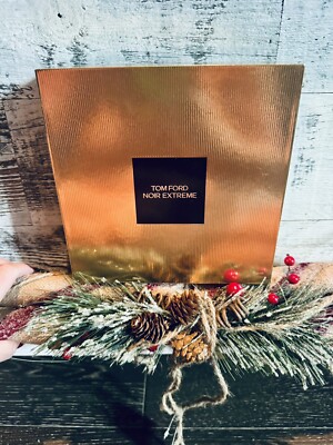 New In Box!! Tom Ford Noir Extreme EDP Gift Set 3.4 oz/100 ml+ 0.34 oz/10ml  